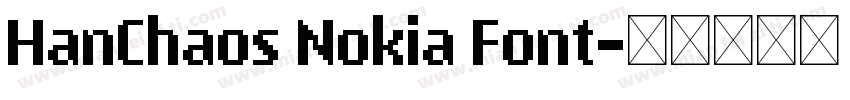 HanChaos Nokia Font字体转换